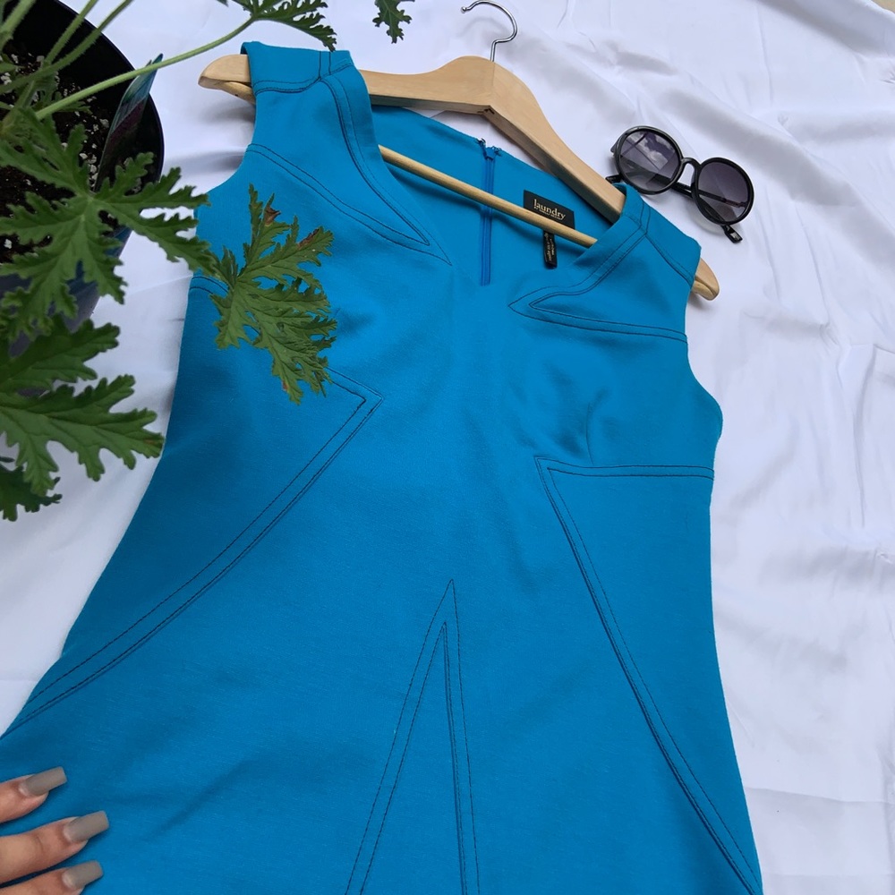 Laundry by Shelli Segal | Blue Mod Dress